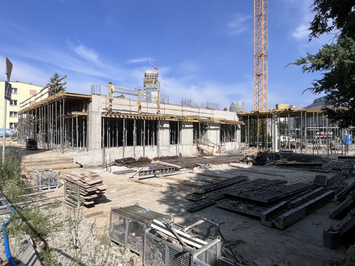 Budowa Capital Towers Residence przy skrzyżowaniu ulic Lenartowicza i Podpromie [SIERPIEŃ 2023]